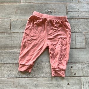 KYTE brand cuffed pants (0-3 month) coral color